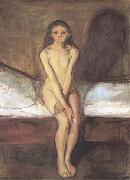 Edvard Munch Puberty (mk09) painting